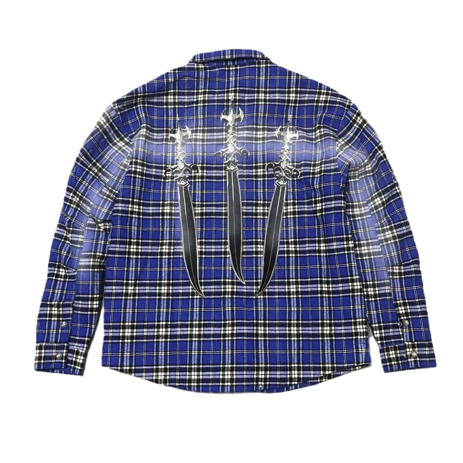 THUG CLUB check-pattern Shirt 
