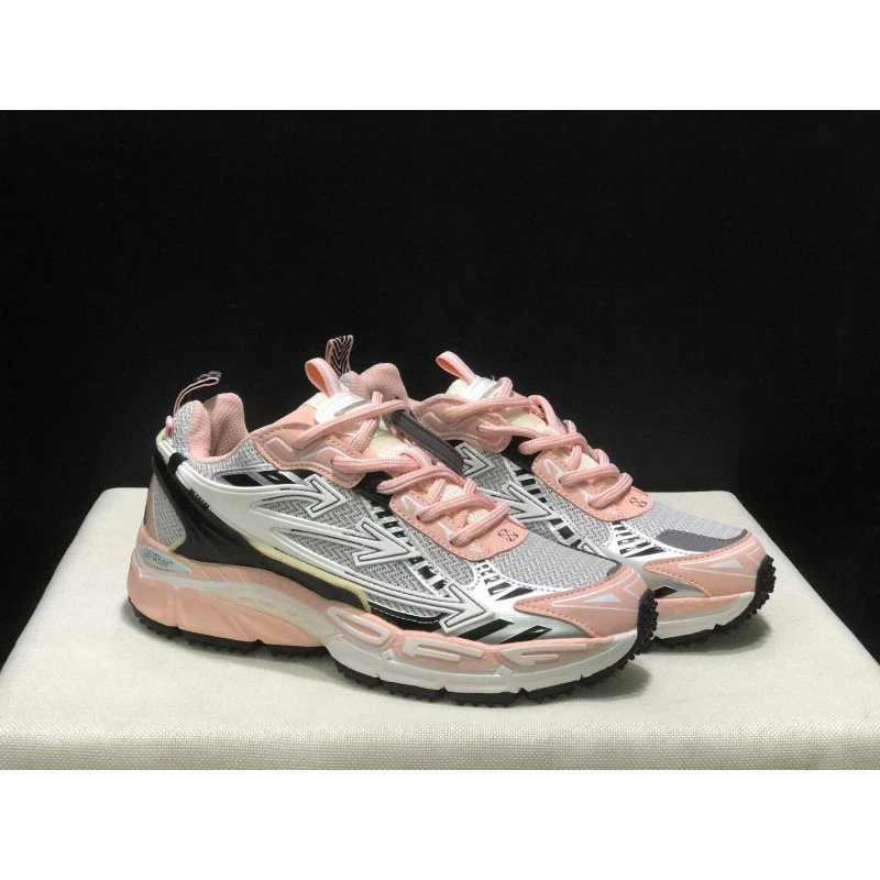 Unbranded Sneakers Chunky mesh with three-arrow side overlays — Powder gray