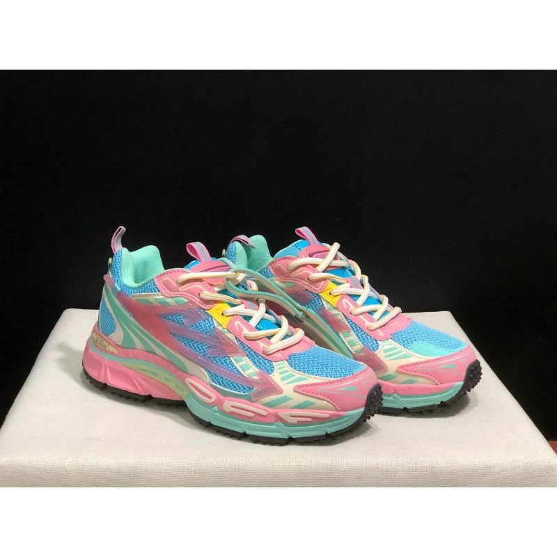 Unbranded Sneakers Chunky mesh with three-arrow side overlays — Powder blue