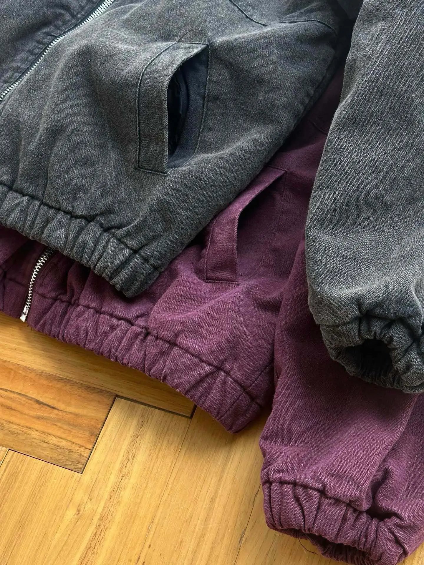 Stussy Reversible Hooded Jacket Charcoal / Plum Outerwear - 13