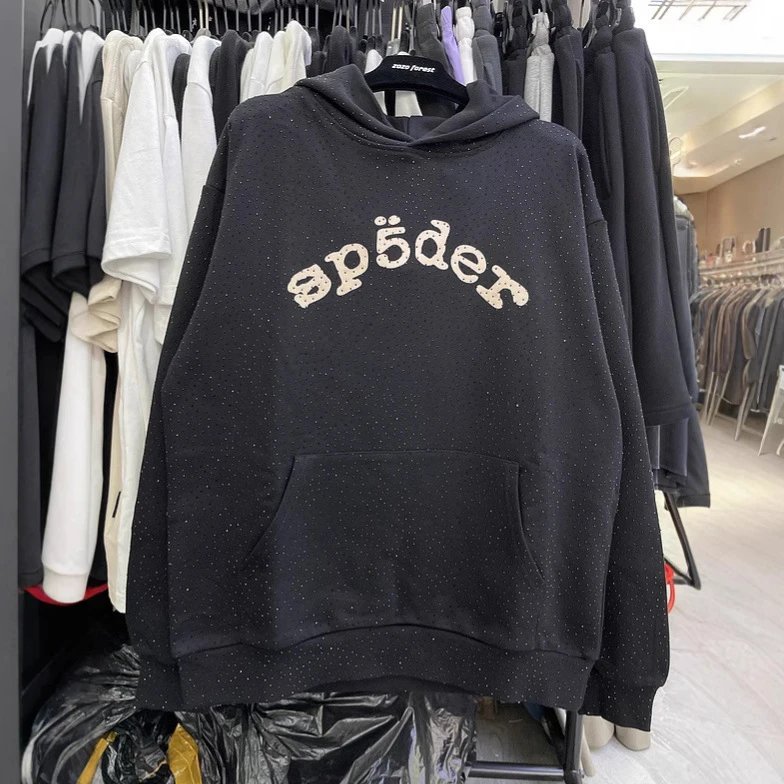 Sp5der VVS Hoodie Black