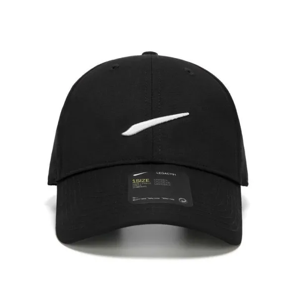 Nike Legacy91 Swoosh Black Baseball Cap - 1
