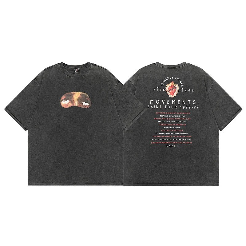 SAINT MICHAEL Vintage Black T 