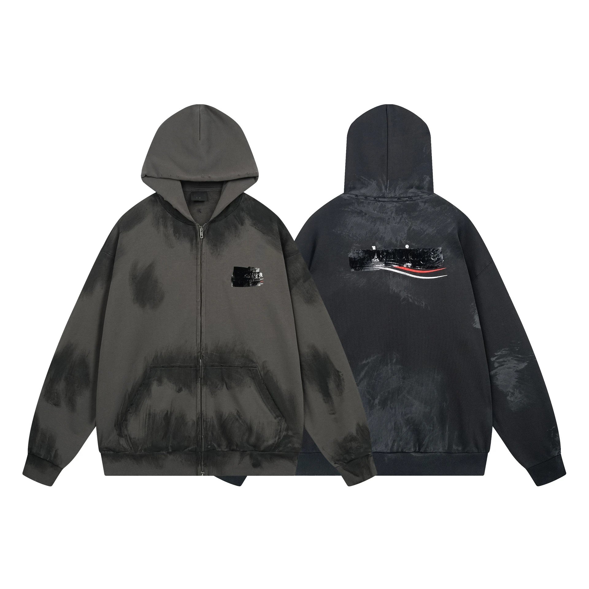 Balenciaga Cotton Front-Zip Ho