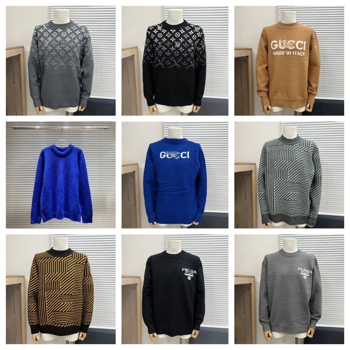 Gucci and Prada Knit Sweaters 