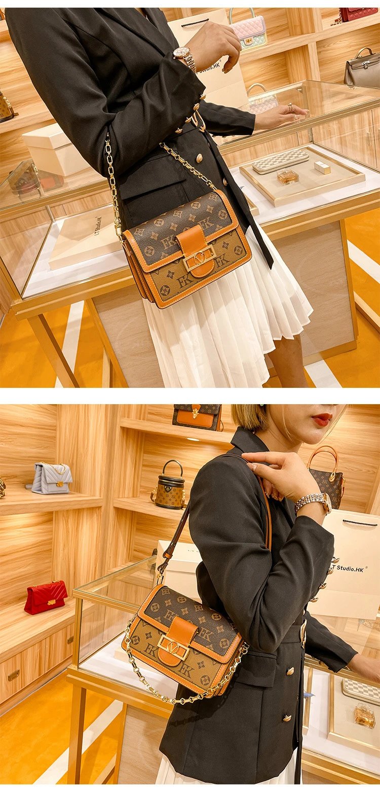 Louis Vuitton Monogram Reverso Bag Tan Leather Crossbody Bag - 5