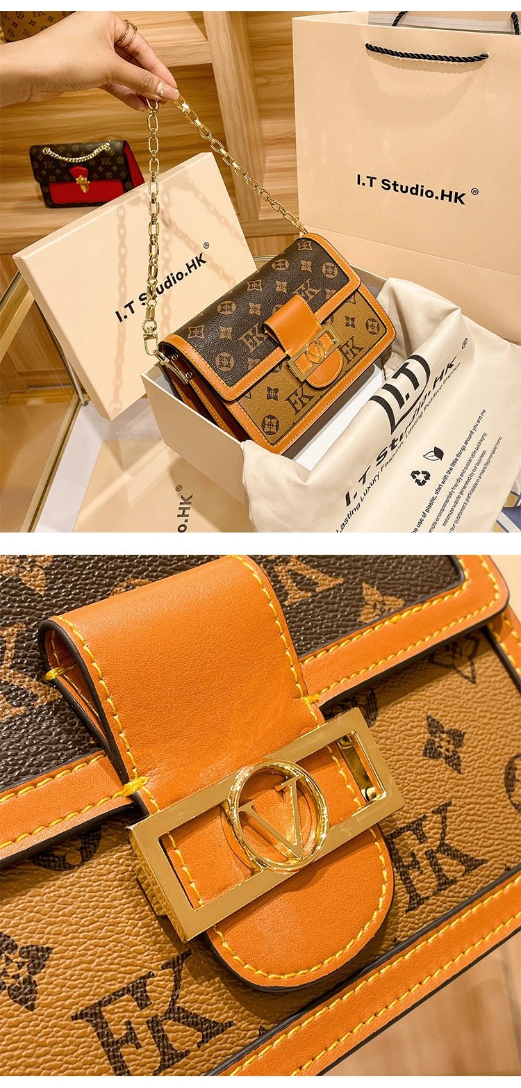 Louis Vuitton Monogram Reverso Bag Tan Leather Crossbody Bag - 10