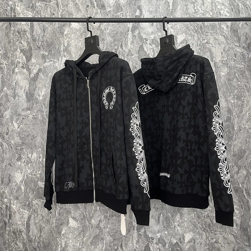Chrome Hearts Zipped Hoodie 