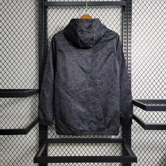 Real Madrid Jackets Hooded full-zip football windbreaker product detail image 7