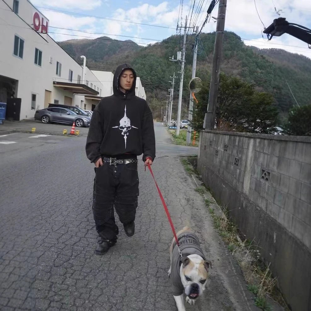 THUG CLUB Peace Stud hoodie