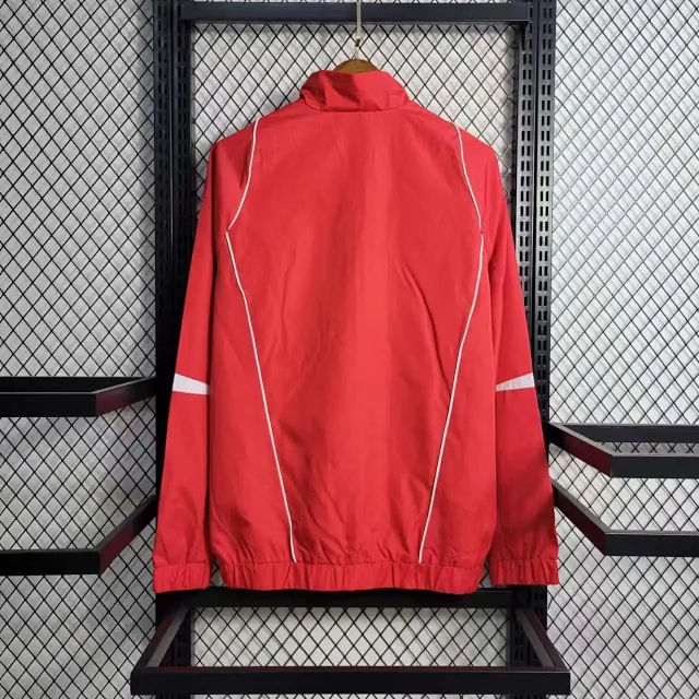 Real Madrid Jackets Hooded full-zip football windbreaker product detail image 5