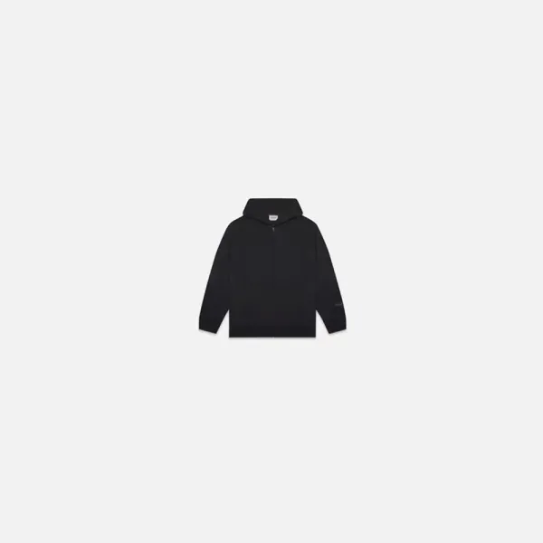 Stone Island Zip-Up Hoodie Black - 1