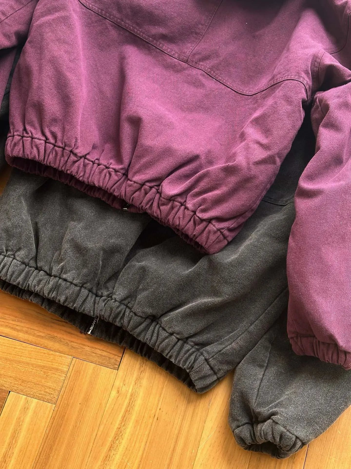 Stussy Reversible Hooded Jacket Charcoal / Plum Outerwear - 17
