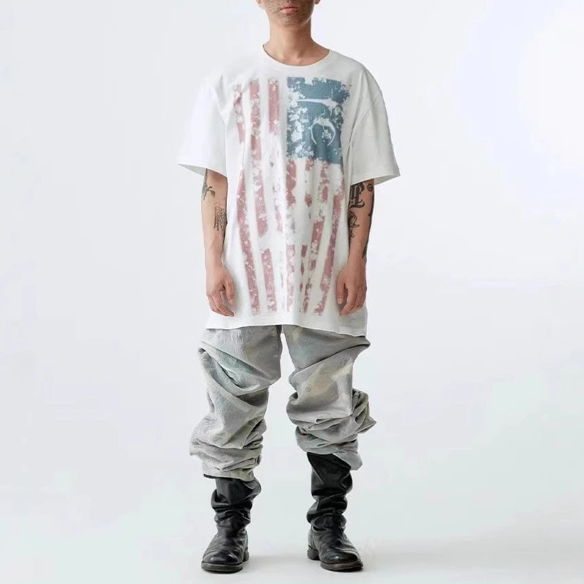 American Flag Graphic T-Shirt 