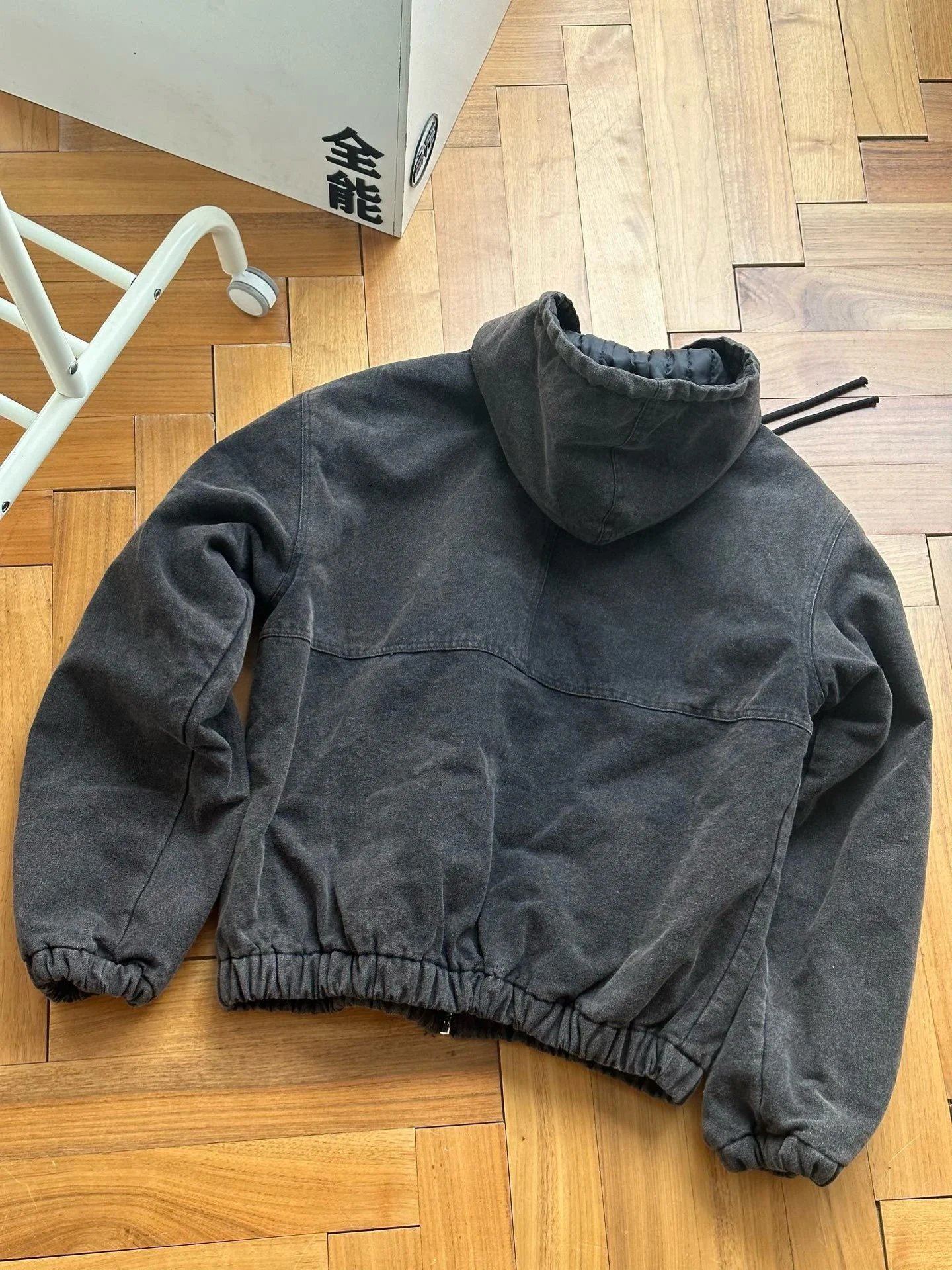 Stussy Reversible Hooded Jacket Charcoal / Plum Outerwear - 4