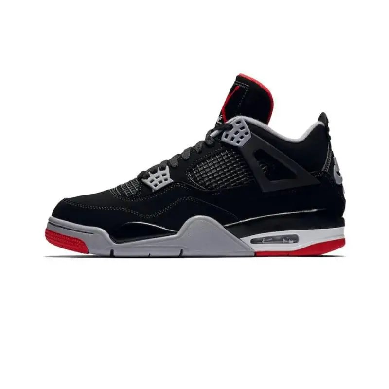 AJ4- Black and Red Bull