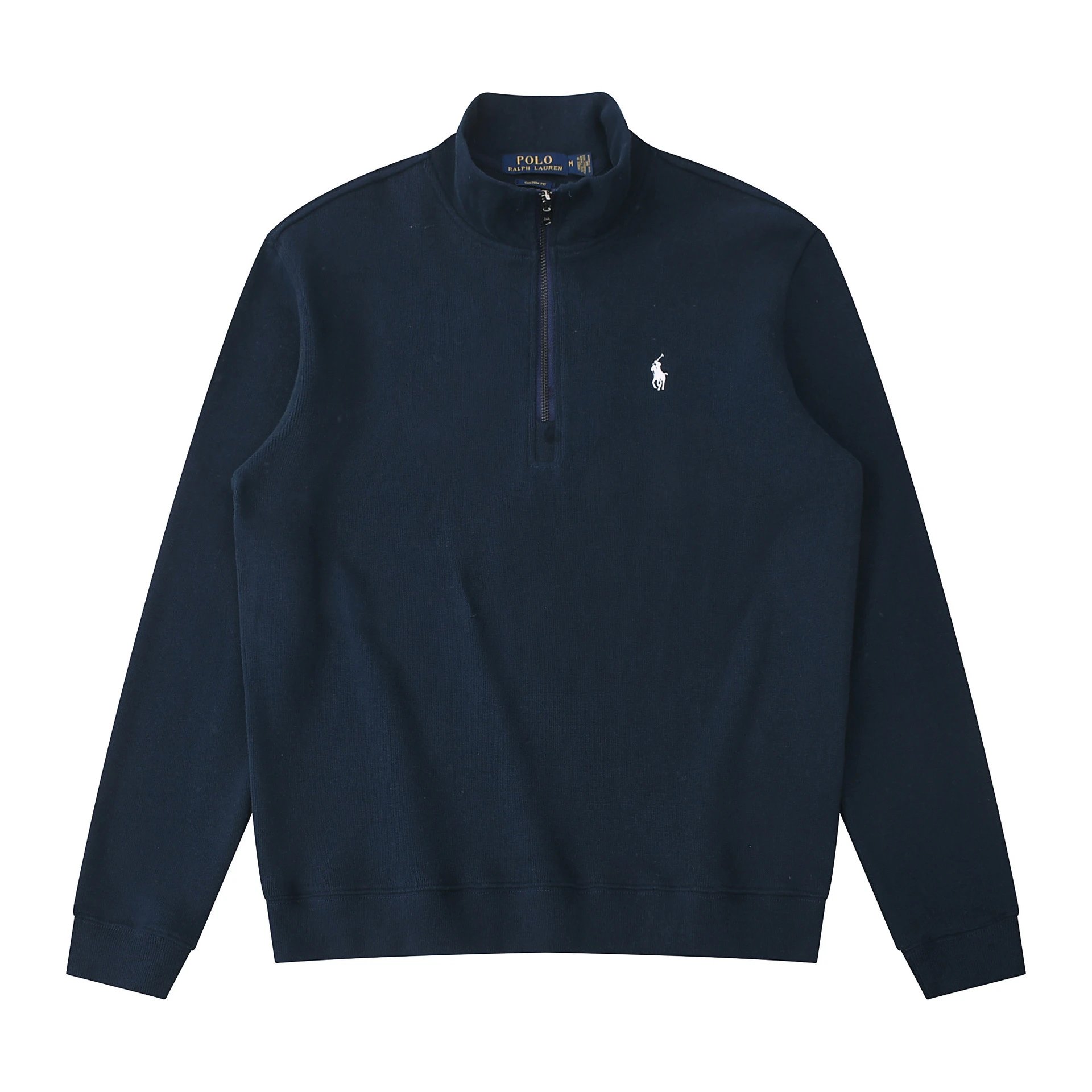 603 Half-Zip Royal Blue White Horse