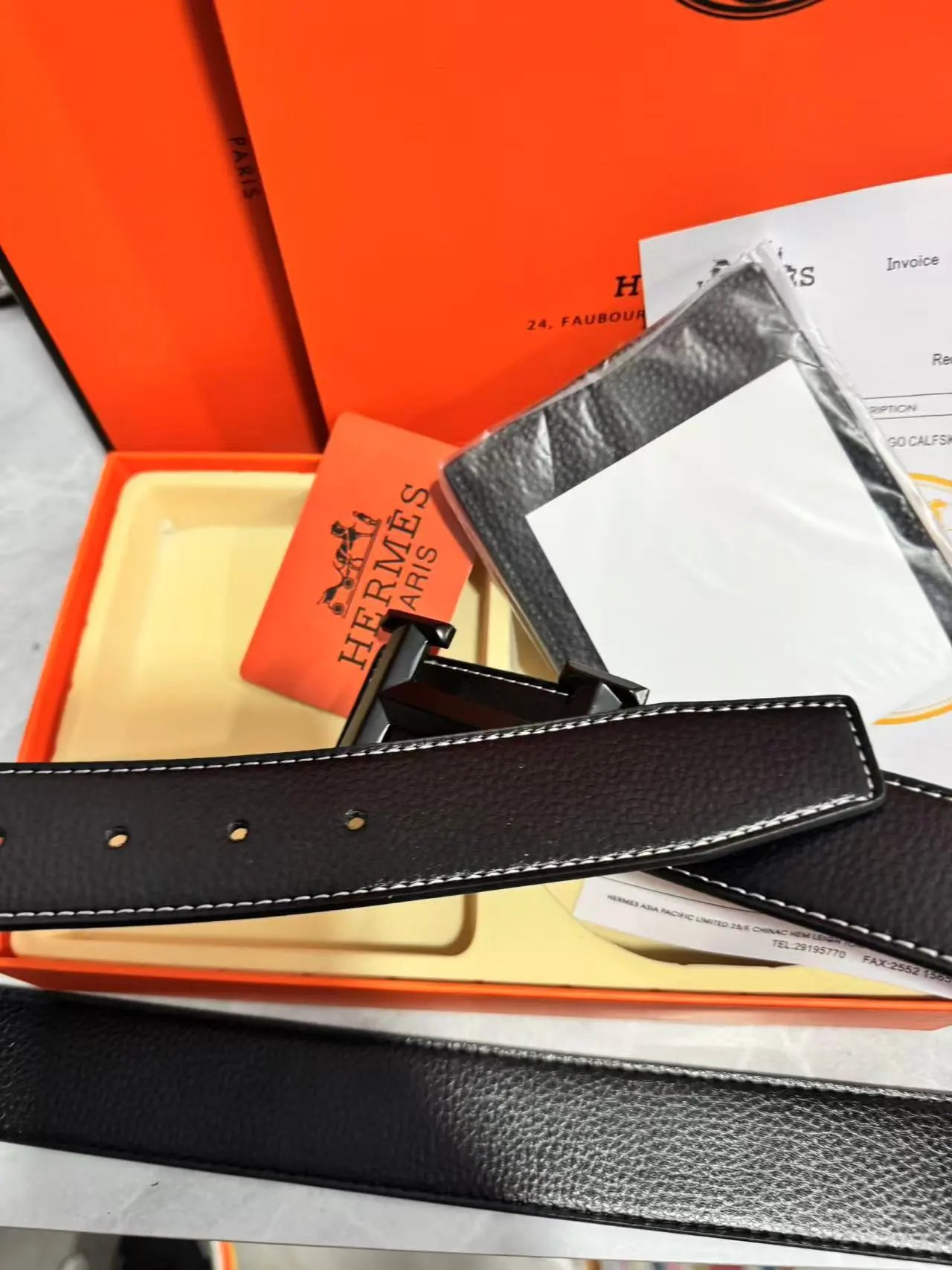 Black Triangle H Black Buckle Set