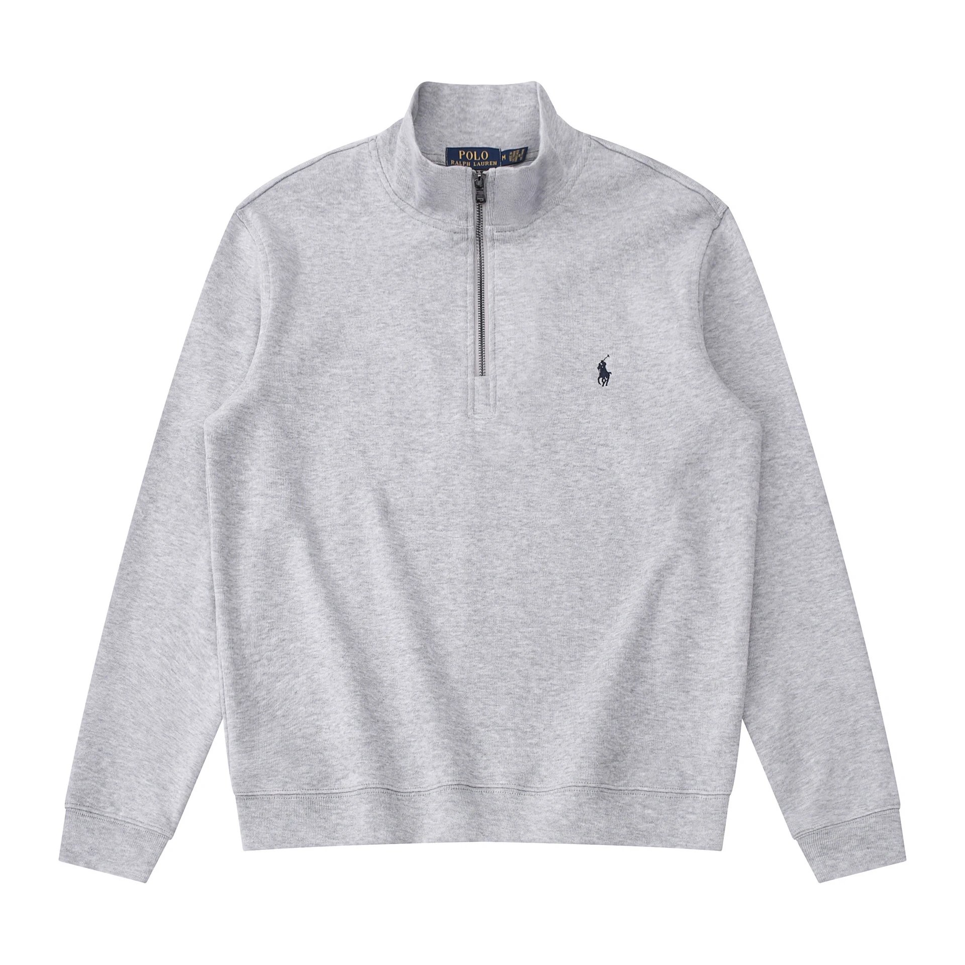 603 Half-Zip Grey Black Horse