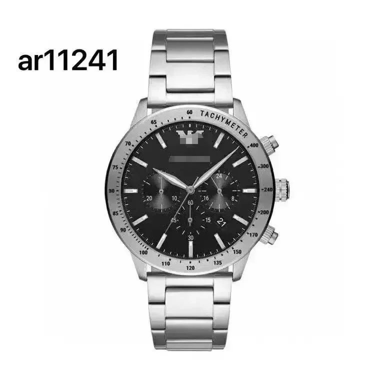 Ar11306 Chronograph Blue Dial Stainless Steel Watch - 3