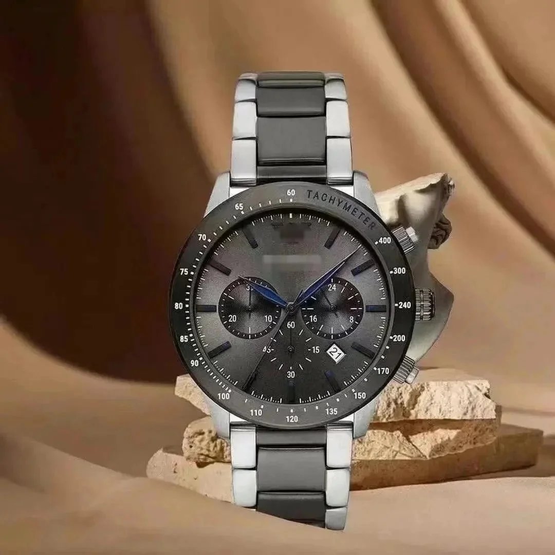 Ar11306 Chronograph Blue Dial Stainless Steel Watch - 10