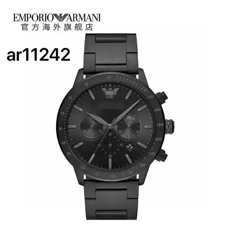 Ar11306 Chronograph Blue Dial Stainless Steel Watch - 4
