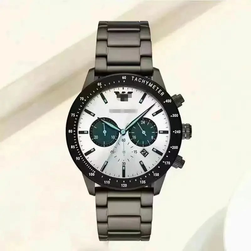 Ar11306 Chronograph Blue Dial Stainless Steel Watch - 12