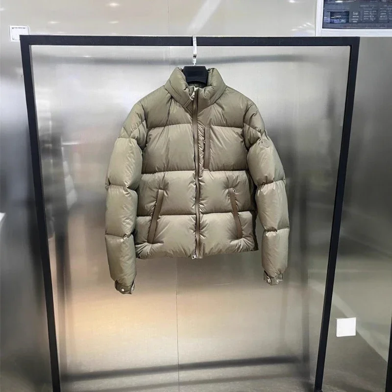 Moncler Short Stand-Collar Puffer Jacket