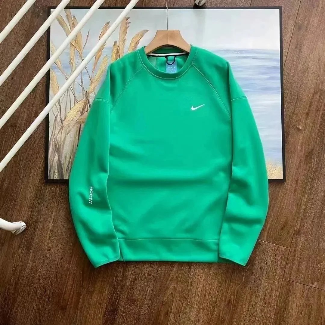Green Round Neck Long Sleeve