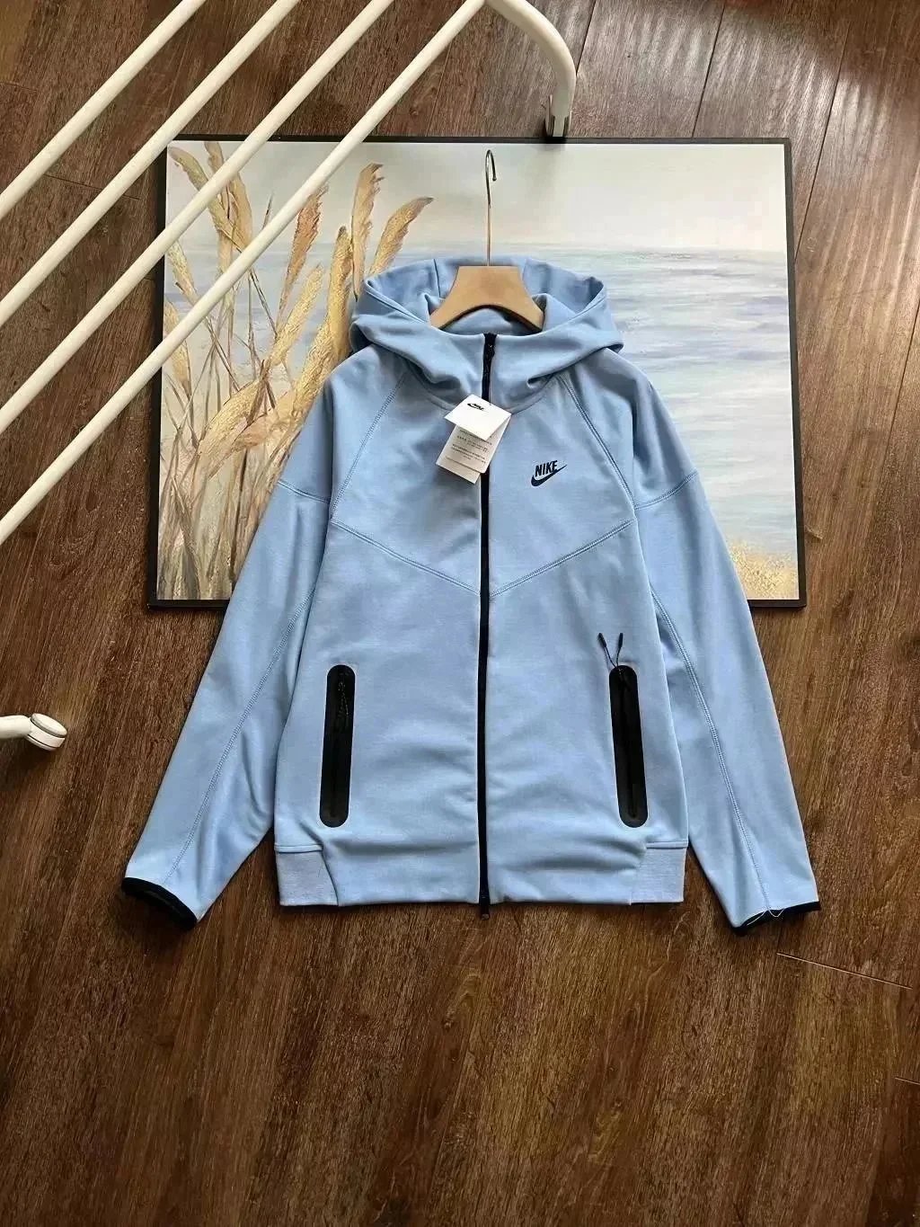 Sky blue top