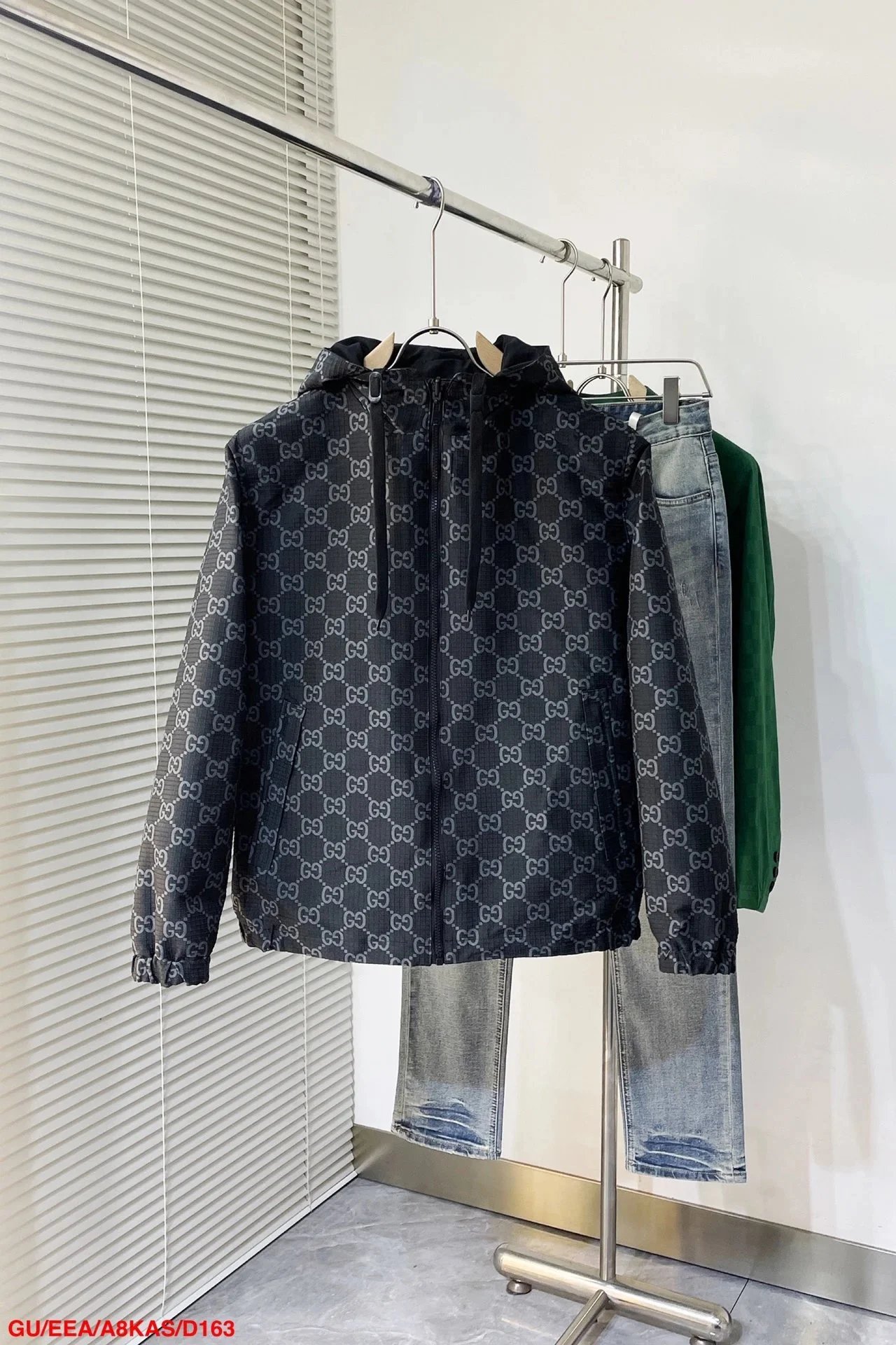 GC * Double sided hooded jacket jacket