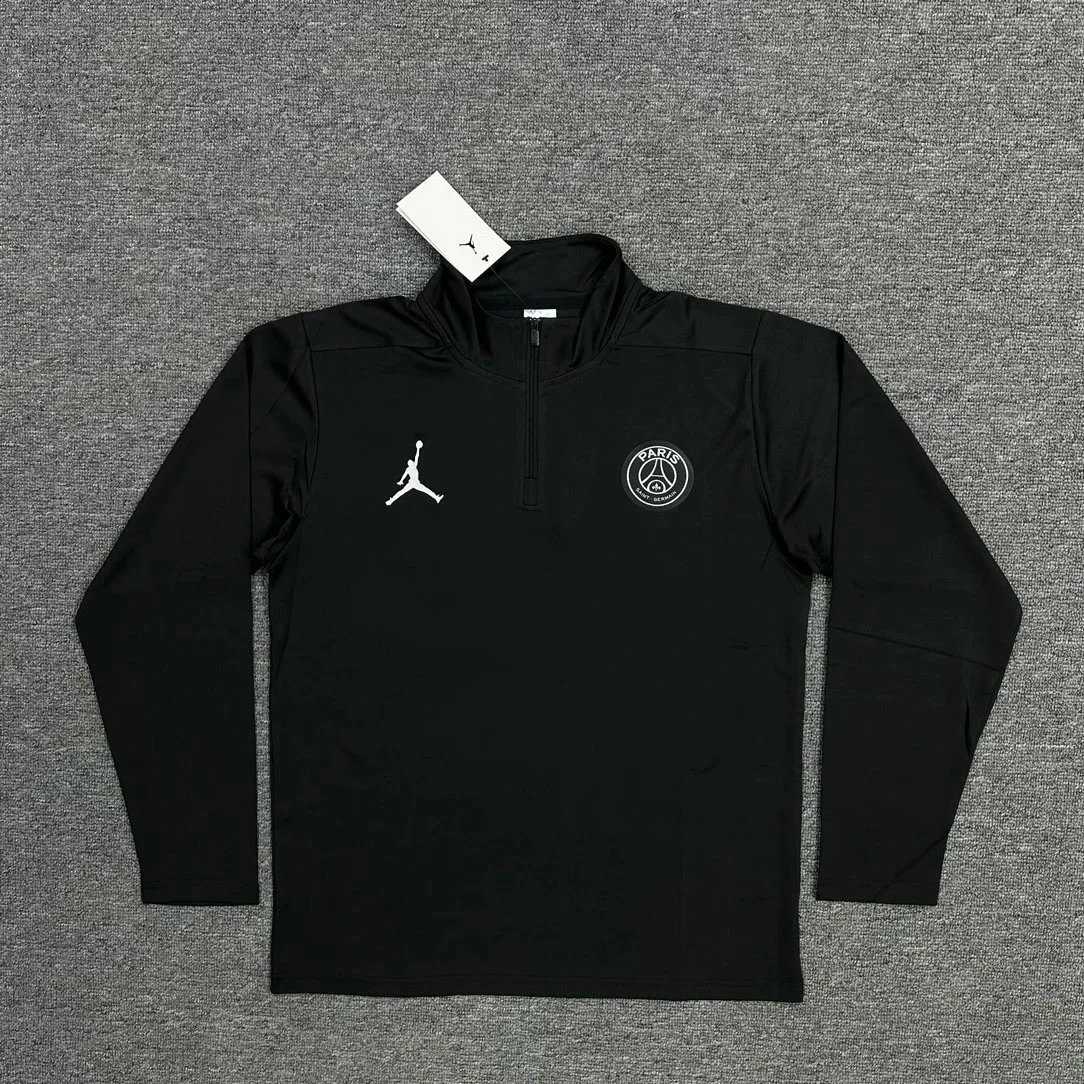 Jordan Paris Saint-Germain Strike Drill Sweatshirt Half-Zip Black