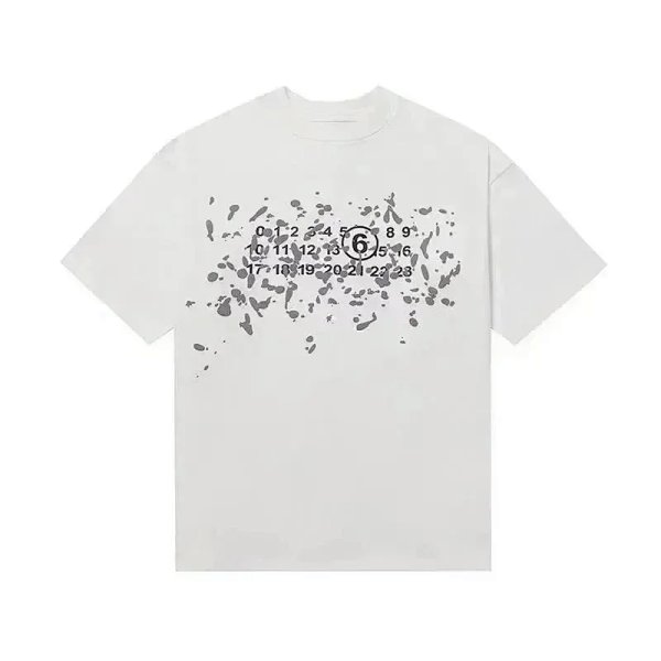 Maison Margiela, Digital Label Print Short-Sleeve and Casual Shorts Collection