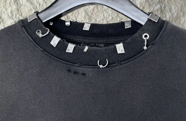 Off-White Industrial Collar Sweatshirt Black - 7