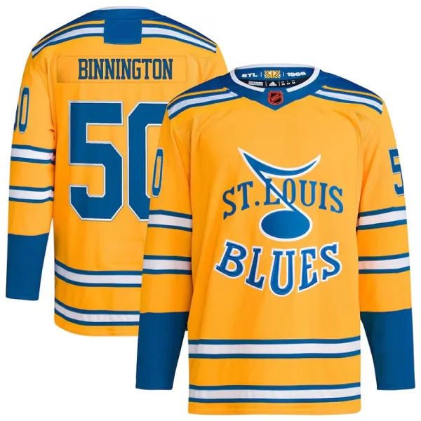 Adidas St. Louis Blues 1967 Retro Jersey Yellow - 1