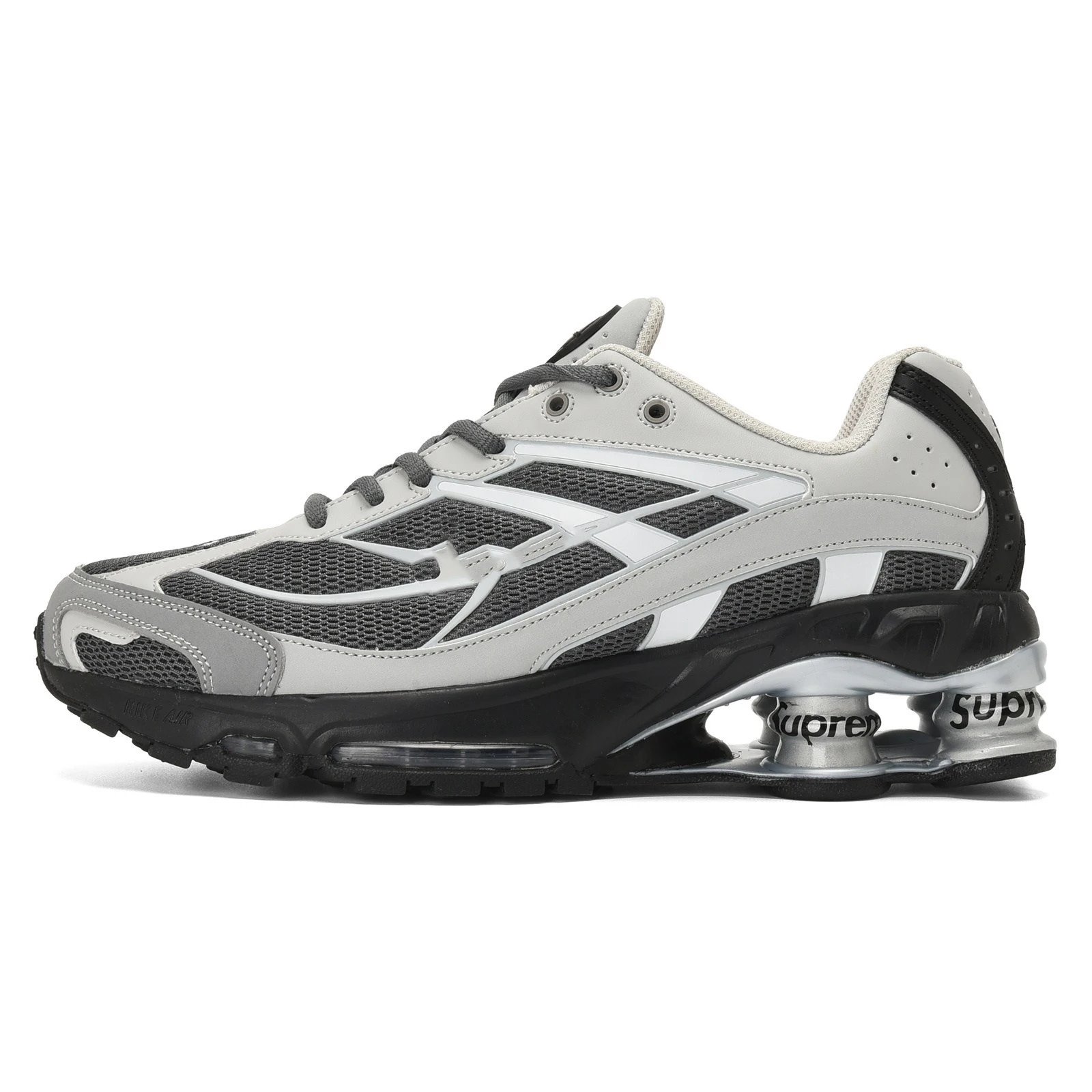Supreme x Nike Shox TL Black/White Sneakers - 9