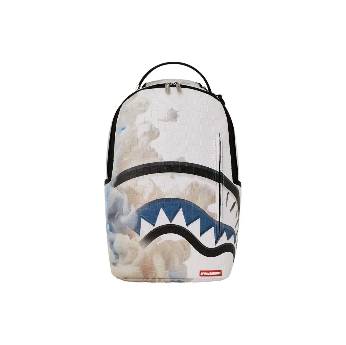 Sprayground Shark Mouth White Cloud Print Casual Backpack - 1