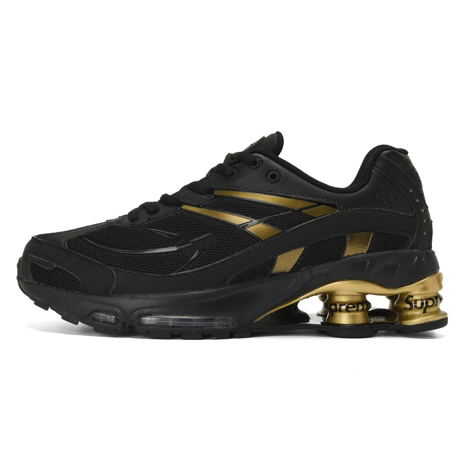 Supreme x Nike Shox TL Black/White Sneakers - 8