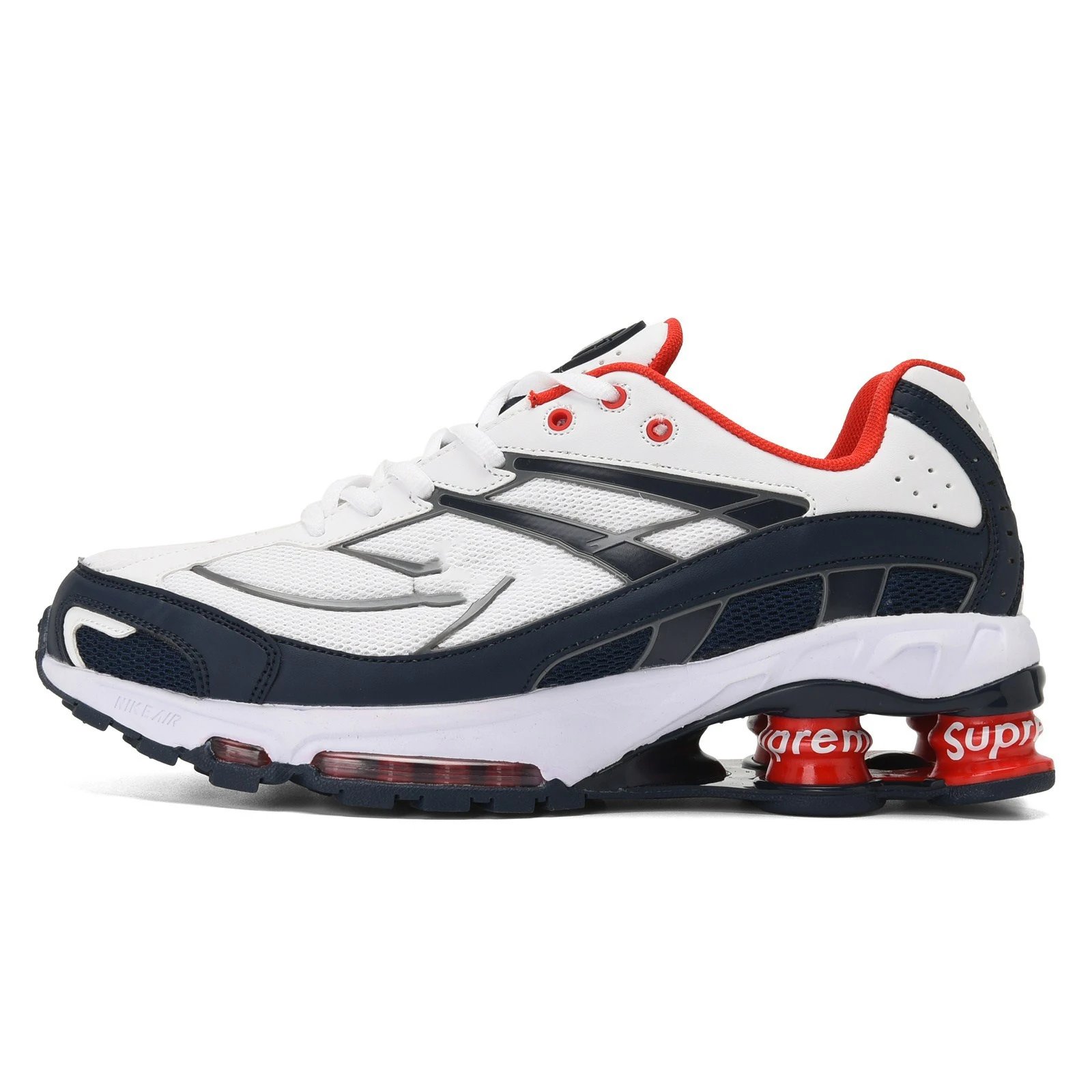 Supreme x Nike Shox TL Black/White Sneakers - 10