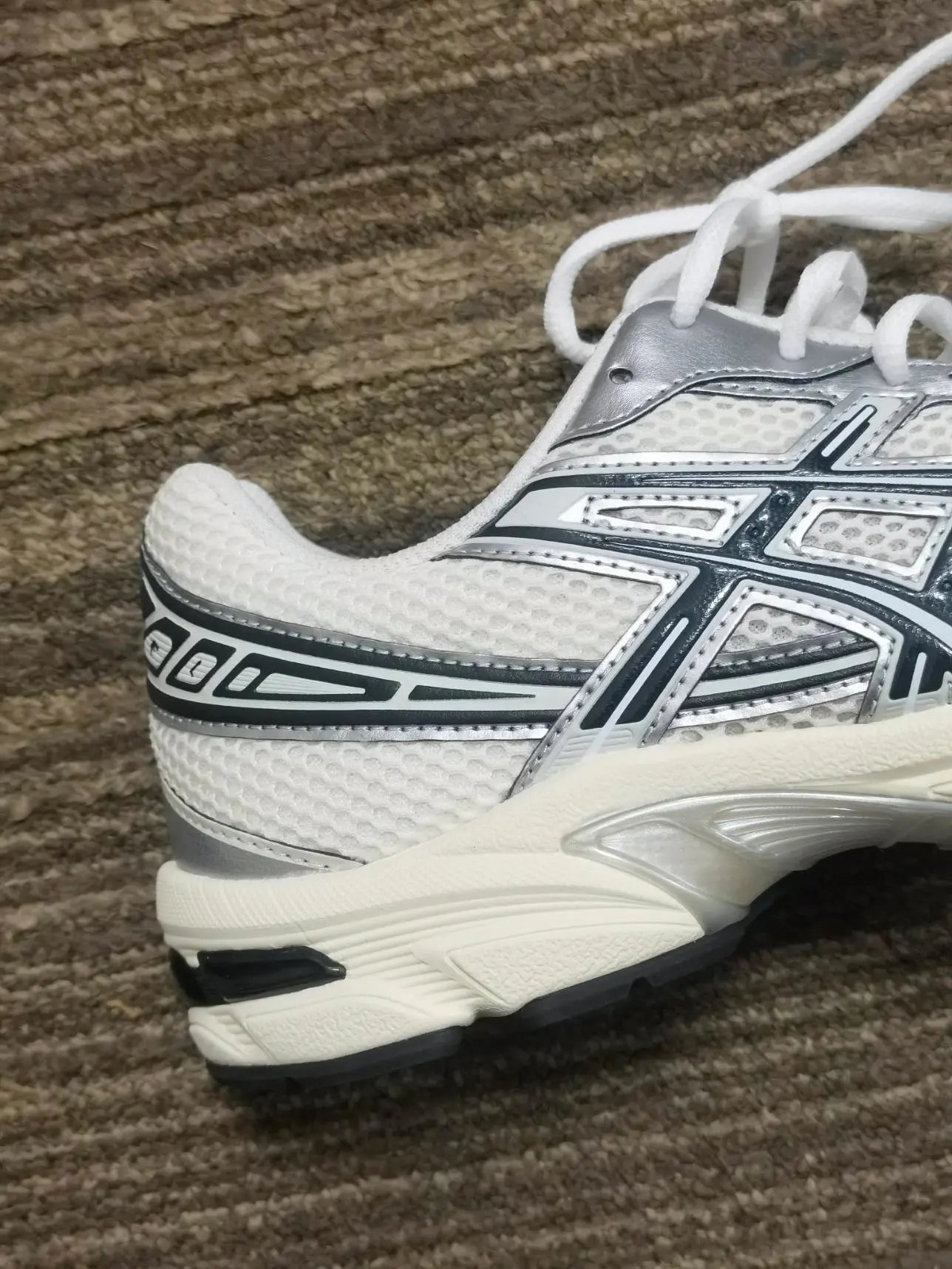 Asics Gel-1130 Black Silver Running Shoes - 9