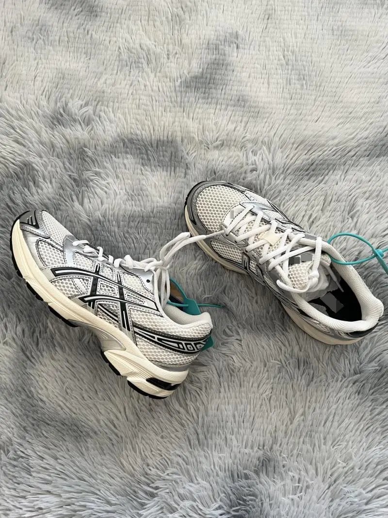 Asics Gel-1130 Black Silver Running Shoes - 29