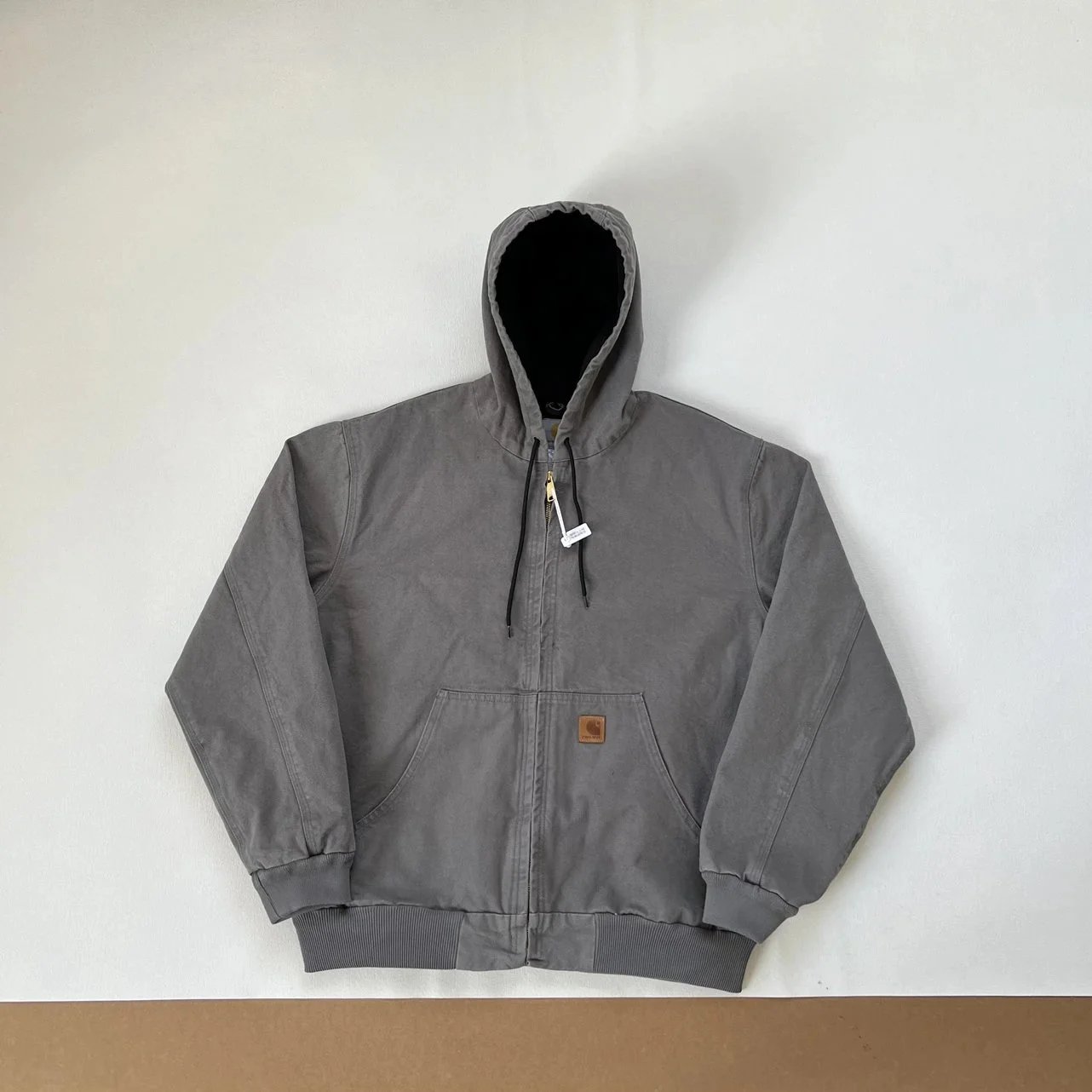 Hooded Jacket Distressed Retro Style photo 7