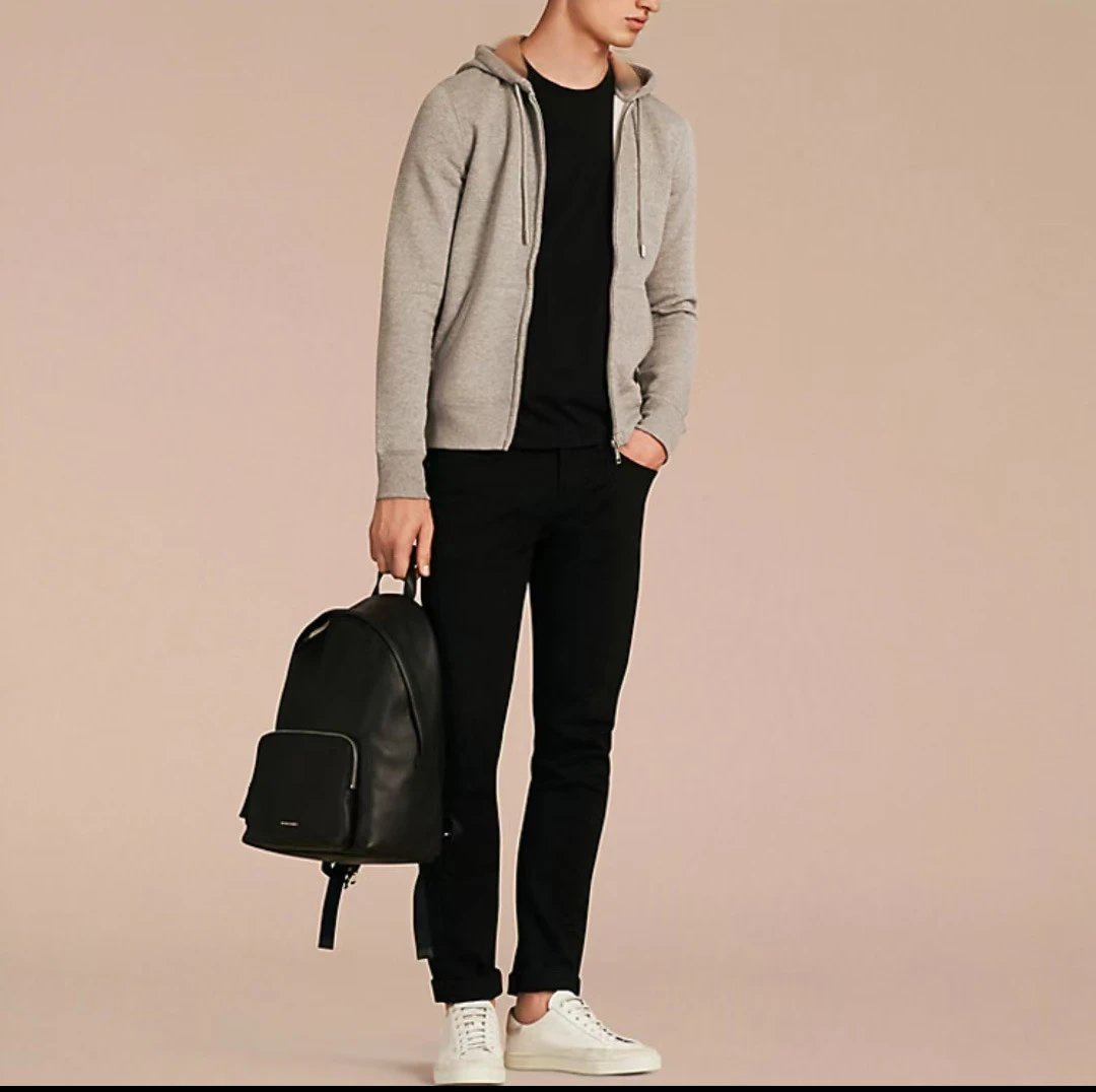 Burberry Zip-Up Hoodie Gray - 11