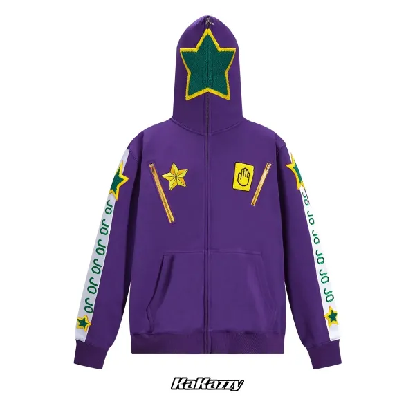 KaKazzy Star Hoodie Purple - 1