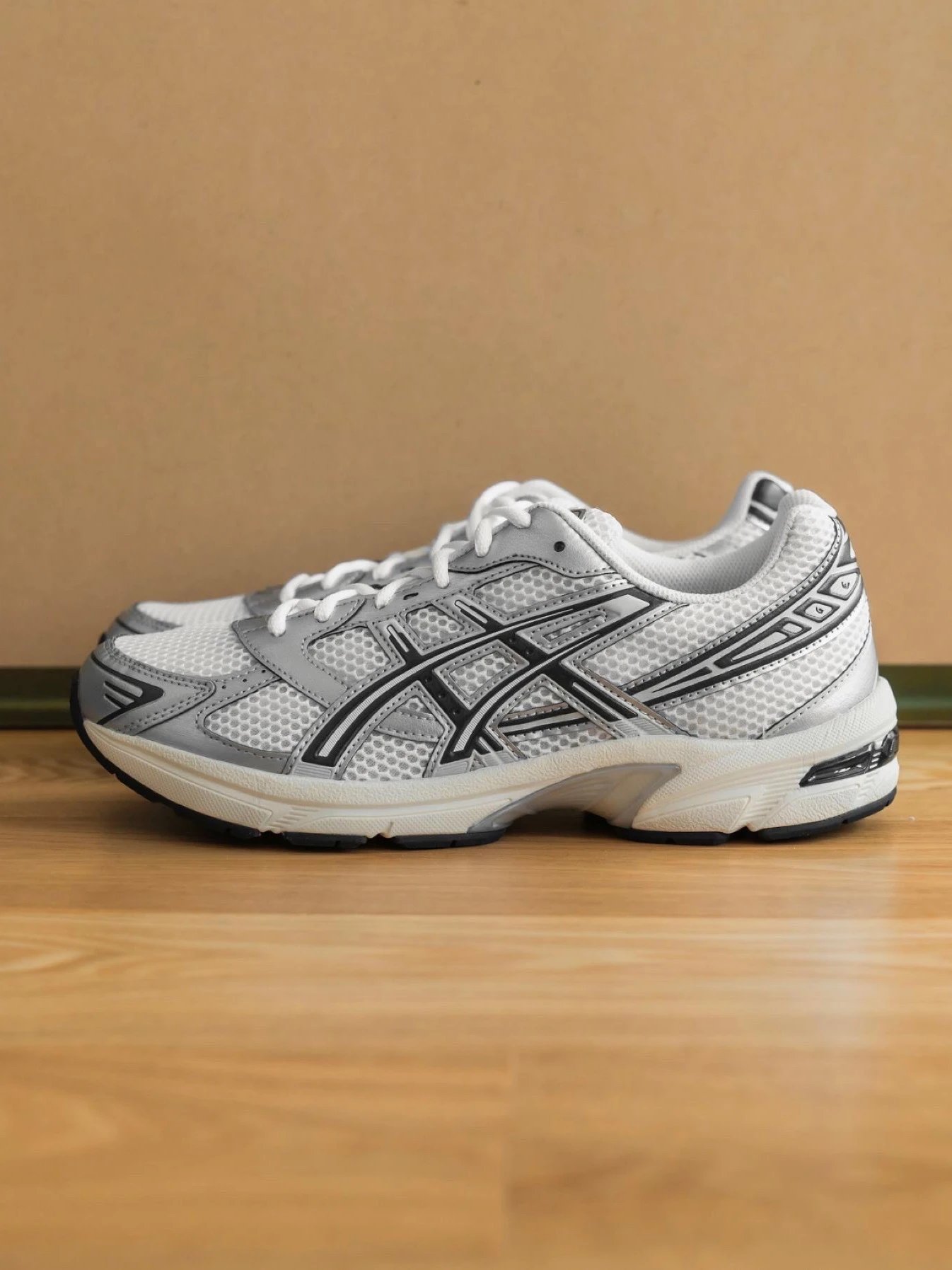 Asics Gel-1130 Black Silver Running Shoes - 19