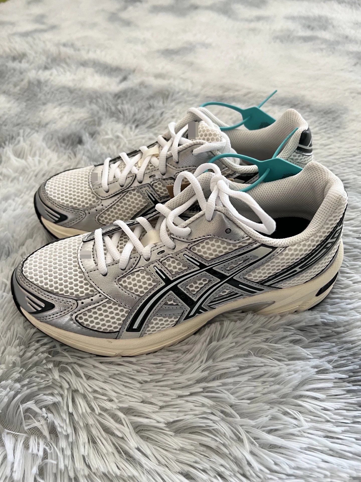 Asics Gel-1130 Black Silver Running Shoes - 31