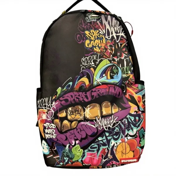 Sprayground Graffiti Mouth Backpack Multicolor - 1