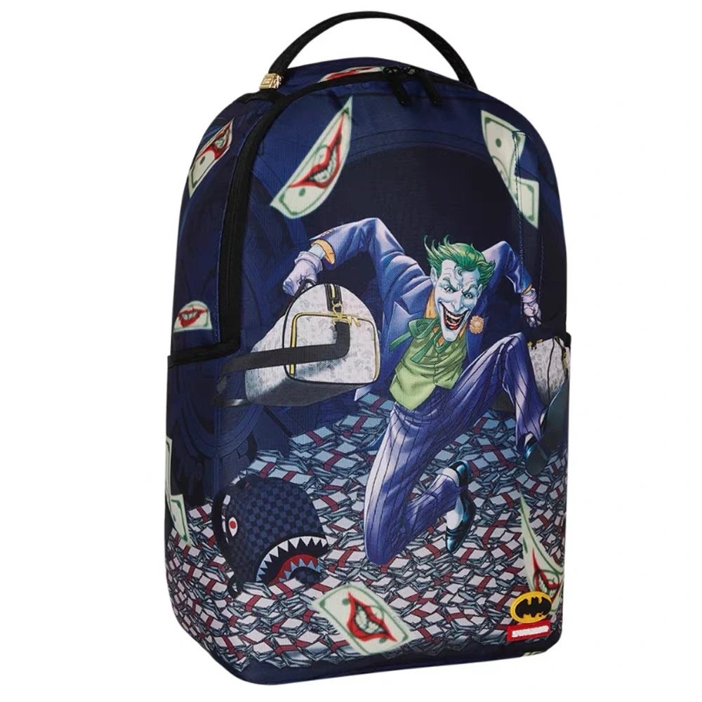 Sprayground x DC Comics The Joker Chaos Backpack Navy - 1