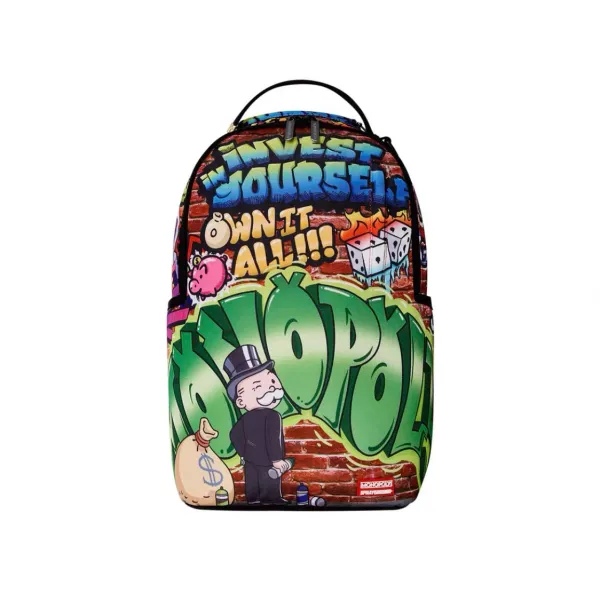 Sprayground x Monopoly Monopoly Graffiti Backpack Multicolor - 1