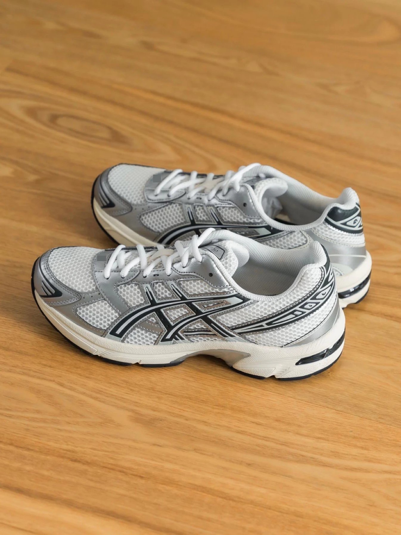 Asics Gel-1130 Black Silver Running Shoes - 21
